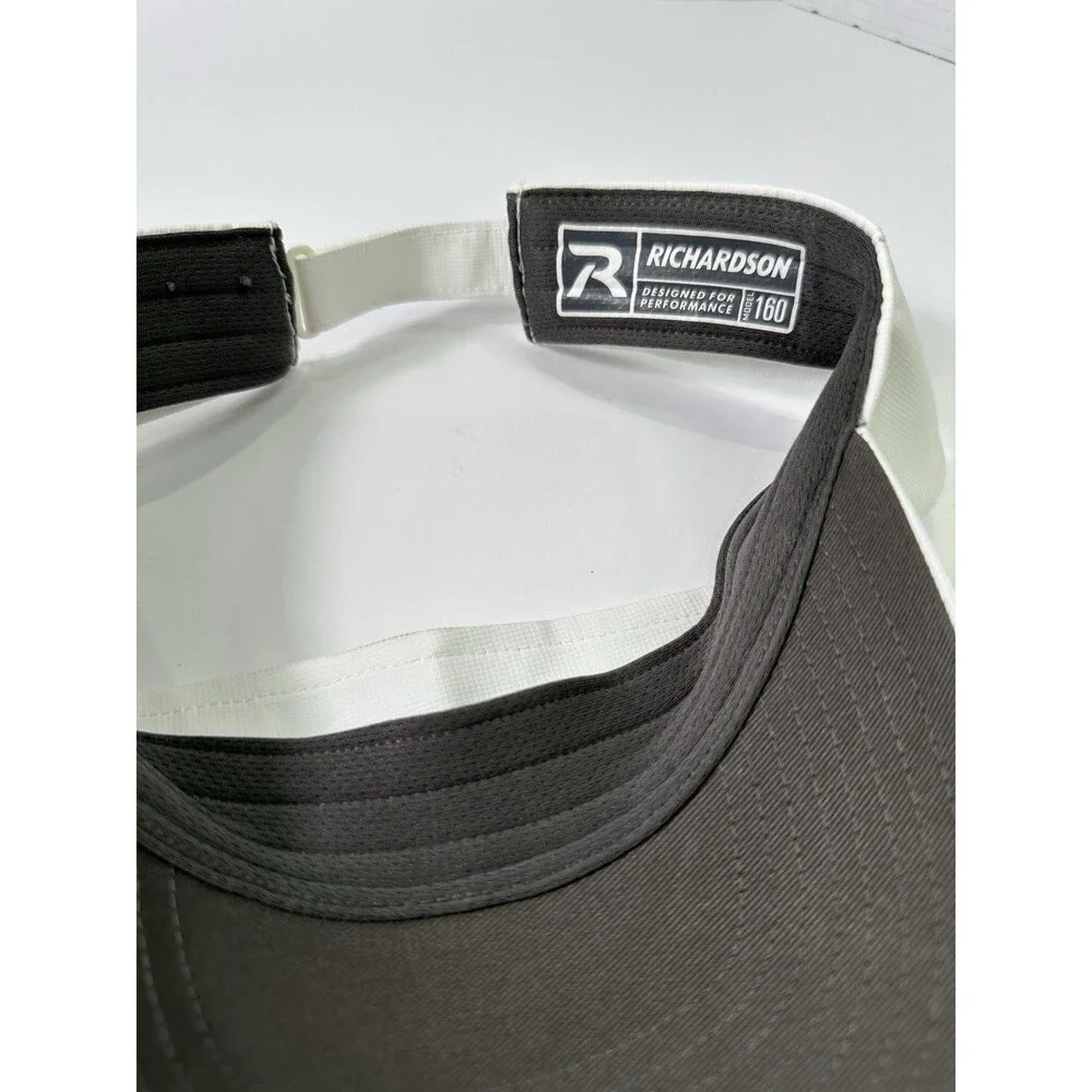 Pickleball TV Visor Ball Cap Hat Adjustable White Richardson Model 160 NEW